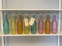 8PC COLORFUL BOTTLES