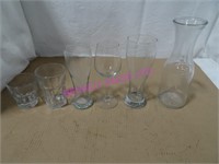 LOT, CONTENTS OF 1 SHELF, GLASS WEAR ONLY