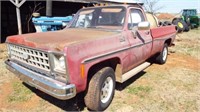 1980 Chevy C-20 Custom Deluxe 4x4 pickup