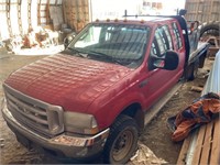 2004 FORD F350 XL SUPER DUTY, EXT CAB, DECK TRUCK