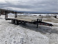 2014 PJ DECK OVER TRAILER, PLUS 4'  RAMPS