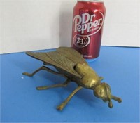 Vintage Brass Fly Bee Tray