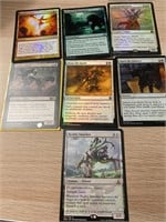 Lot of 7 Magic the Gathering Cards Uncommon Foil