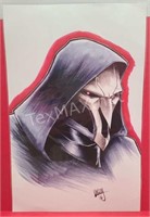 Overwatch Reaper Signed Print by Shawn Langley