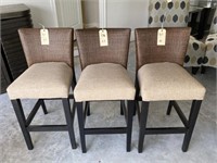 WICKER COUNTER STOOLS