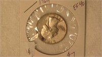1964 Washington Silver Quarter - EF40