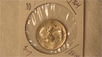 1964 Washington Silver Quarter - EF40