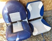 Pr. Boat Folding Chairs