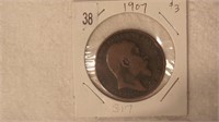 1907 Edward VII One Penny