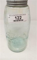 Mason Ball Jar, 9" w/zinc lid