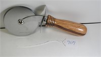 Handcrafted Pizza Cutter -Wood Handle
