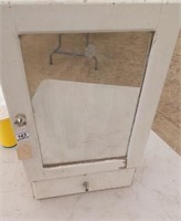 Mirrored Wooden Medicine Cabinet, 21 1/2" h