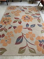 Outdoor Floral Area Rug from Egypt