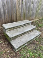 Concrete Stairs with Three Steps