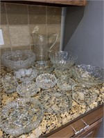 Collection of Clear Serving Bowls & Candy Dishes