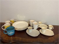 Assorted China and Coffee Mugs as pictured