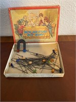 Vintage Game-METAL JACK STRAWS WITH MAGNET
