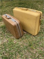 (2) Vintage SAMSONITE Suitcases, as is