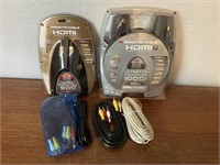 HDMI & various cables