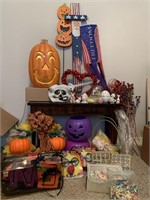 Decorations for Halloween, Easter, July 4th +