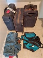 Large Mixed Lot Of Luggage And Baggage
