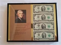The Wisdom of Thomas Jefferson Uncut $2 Bill