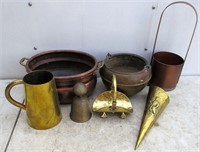 Lot of Brass and Copper Items