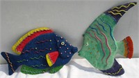 Set of 2 Fish Wall Decorations