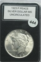 1923-p UNC Silver Peace Dollar