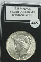 1923-p UNC Silver Peace Dollar