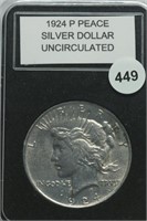 1924-p UNC Silver Peace Dollar