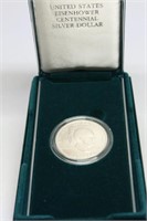 1990 UNC Eisenhower Silver Dollar in OGP