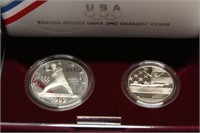 1992 Proof Olympic Set Silver Dollar/Clad Half