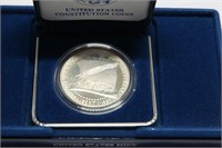 1987 Proof Constitution Silver Dollar in OGP