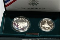 1995-s Proof Civil War Set Silver Dollar/Clad