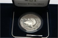 2002 Proof US Military Academy Silver Dollar in OG