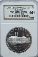 2006-s Proof San Francisco Old Mint Dollar PF69