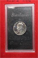 1973 Proof Ike Silver Dollar in Brown Box
