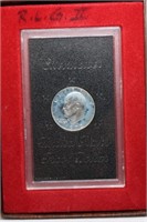 1972 Proof Ike Silver Dollar in Brown Box