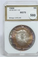 1986  Silver Eagle MS670 Nice toning!