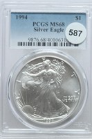 1994  Silver Eagle MS68