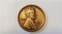 1915 S Lincoln Cent Wheat Penny High Grade