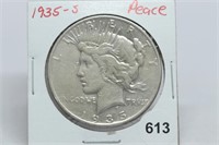 1935-s Peace Dollar