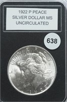 1922-p UNC Peace Dollar