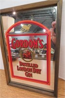 Gordons Mirror Sign 8.5" x 12" h