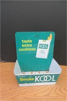 Kool Metal Cigarette Display 7" X 8" H