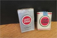 2 Packs of Vintage Lucky Strike Cigarettes