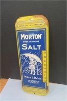 Vintage Morton Salt Thermometer 5.5" x 16"