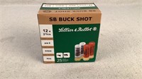 (25) Sellier & Bellot 12 Gauge 00 Buckshot 2 3/4"