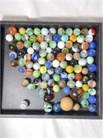 100 Machine Made Marbles